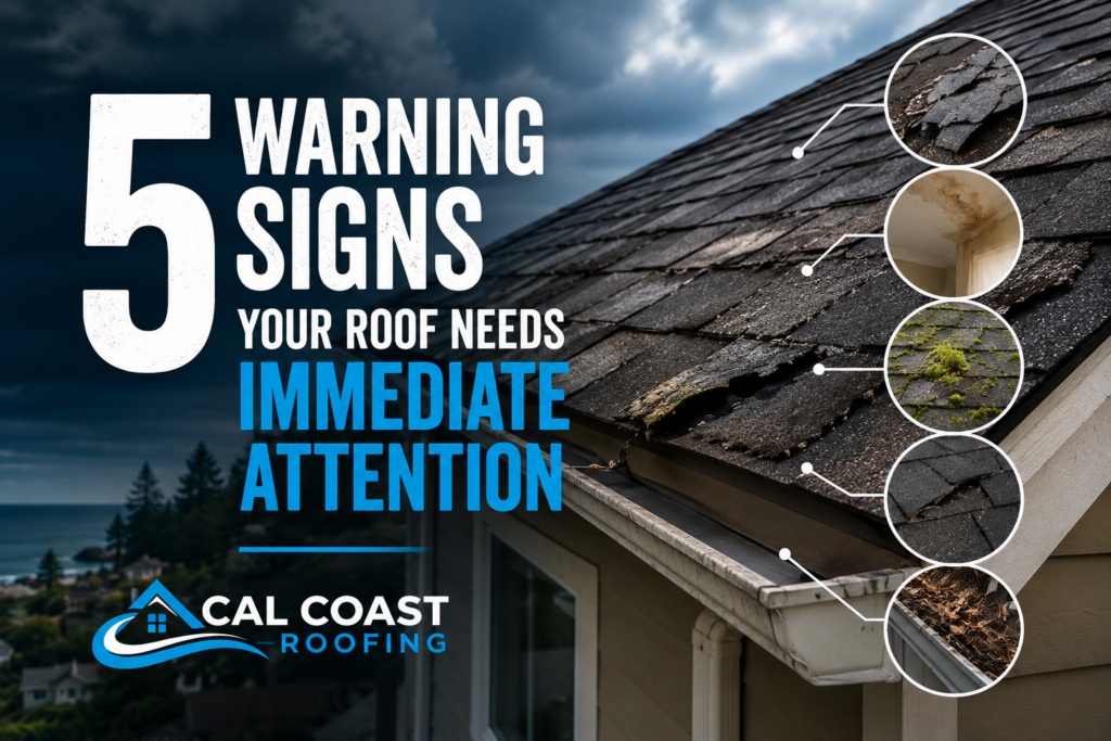 5 Warning Signs Your Roof Needs Immediate Attention