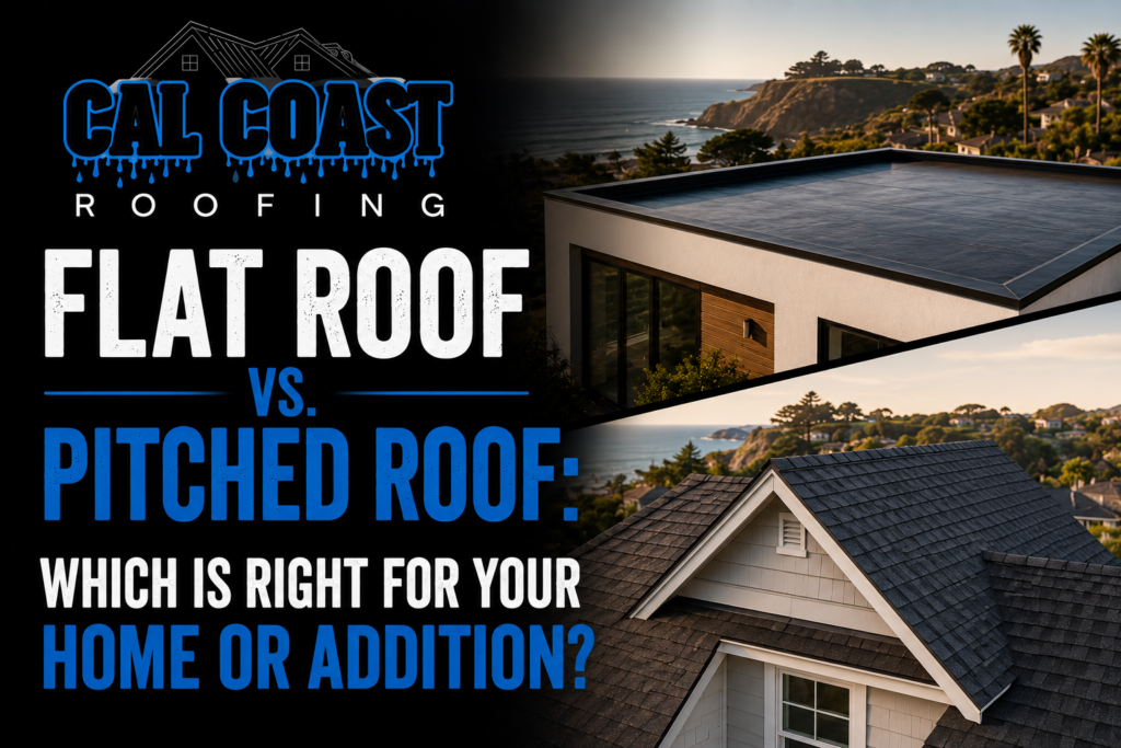 Flat Roof vs. Pitched Roof- Which Is Right for Your Home or Addition?