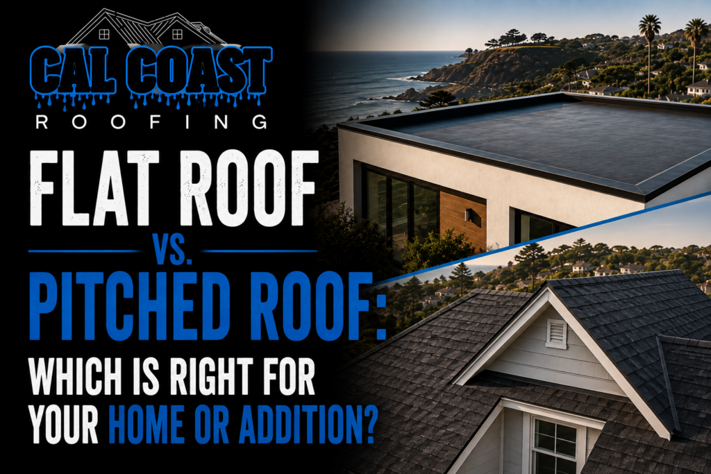 Flat Roof vs. Pitched Roof- Which Is Right for Your Home or Addition?